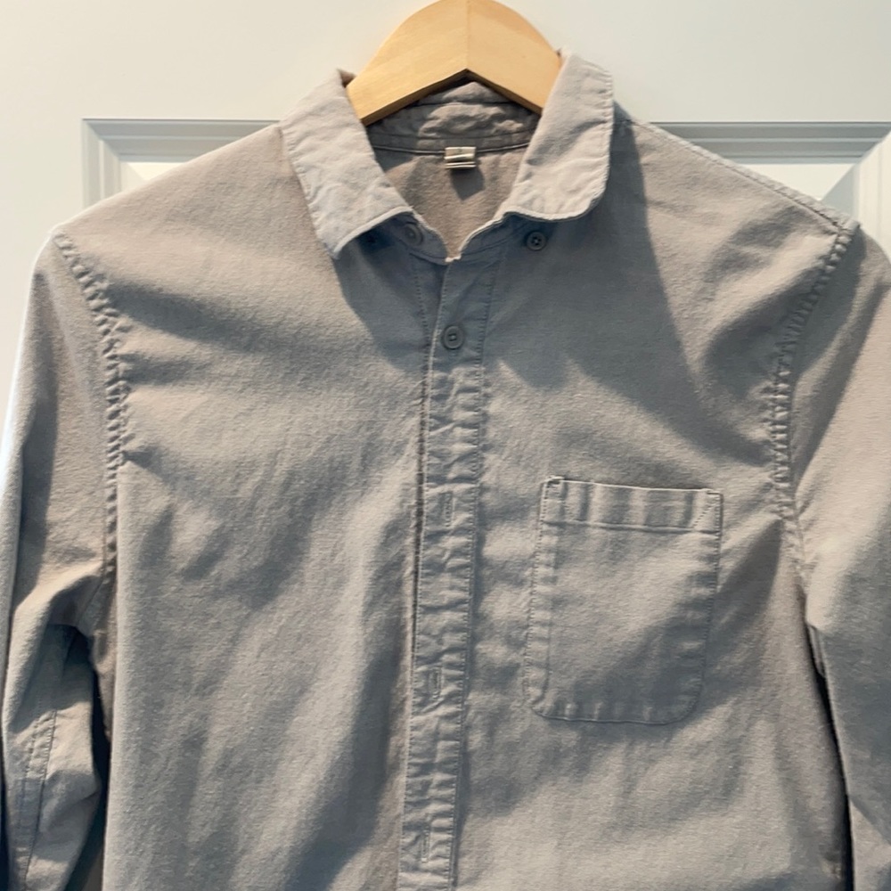 Lulu button down gray